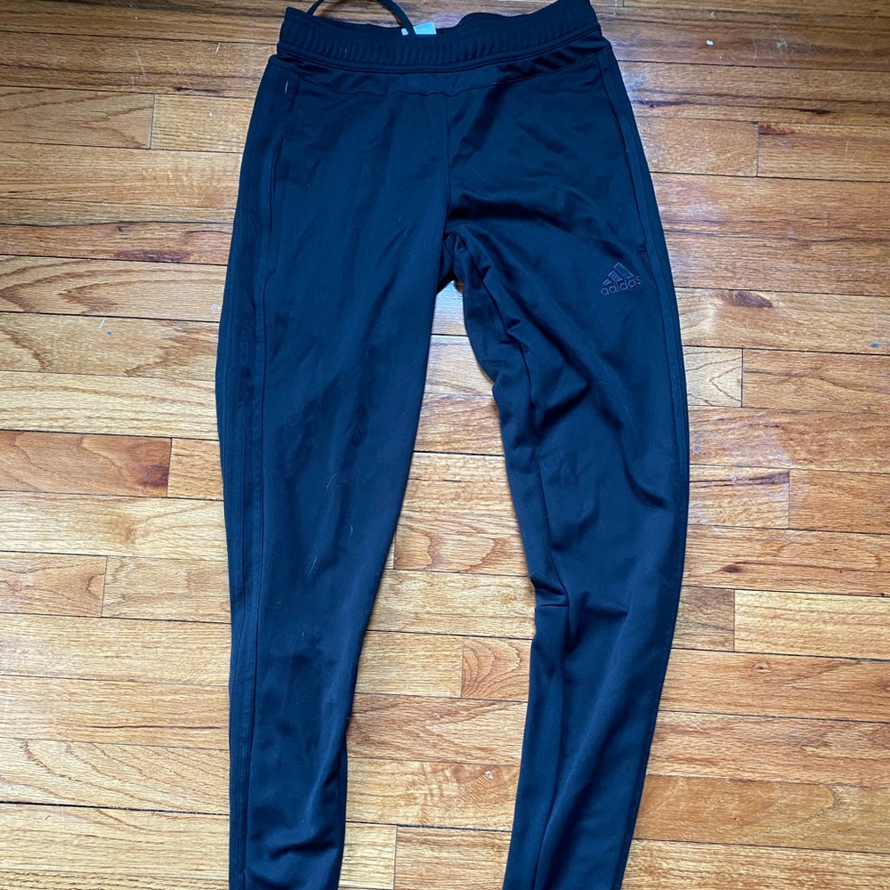 Adidas all black sweatpants